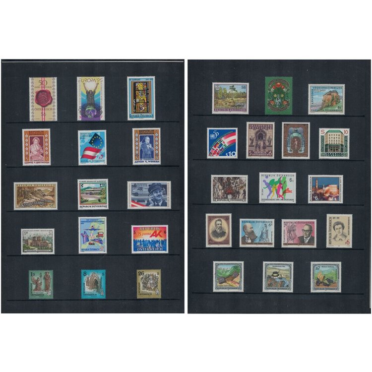 AUSTRIA 1995 Annata completa 32v MNH**