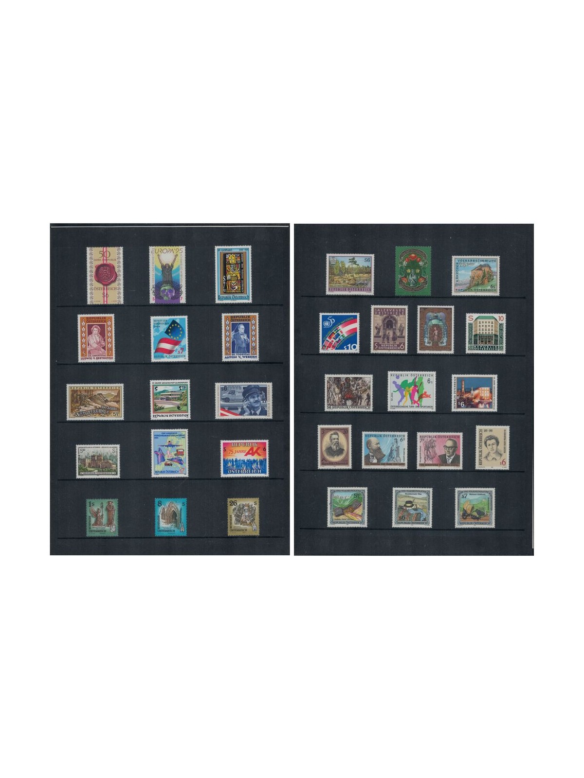 AUSTRIA 1995 Annata completa 32v MNH**