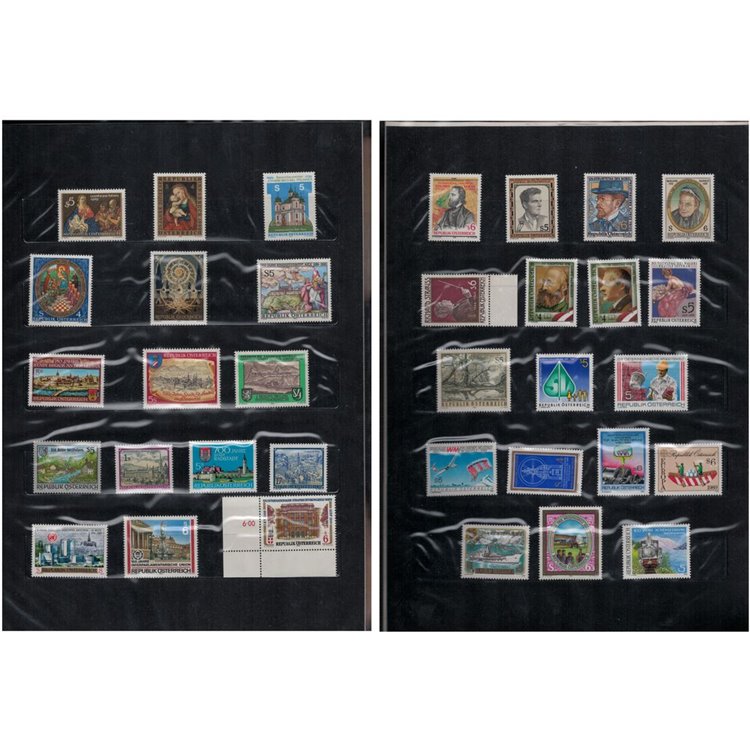 AUSTRIA 1989 Complete vintage 34v MNH**