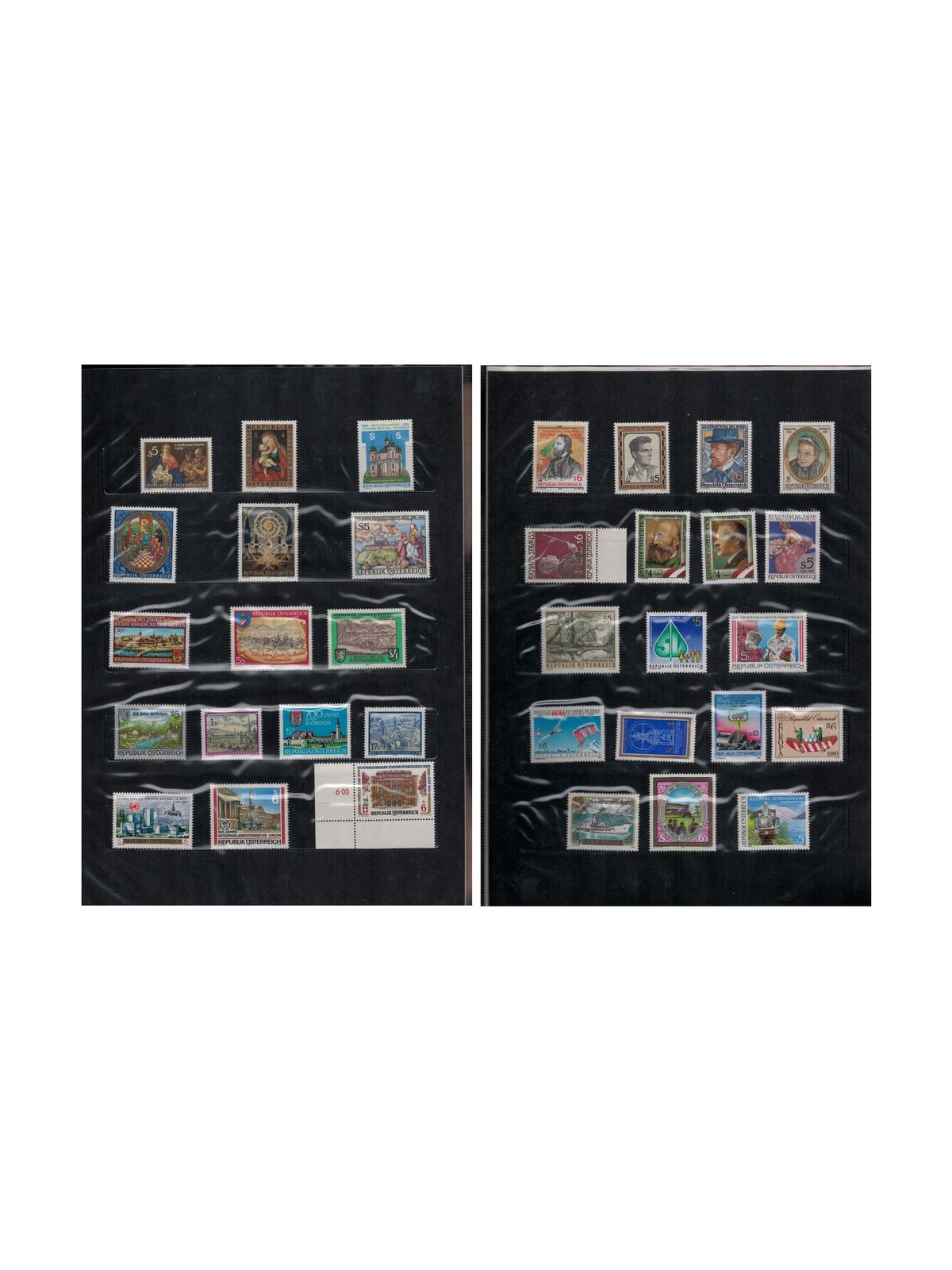 AUSTRIA 1989 Complete vintage 34v MNH**