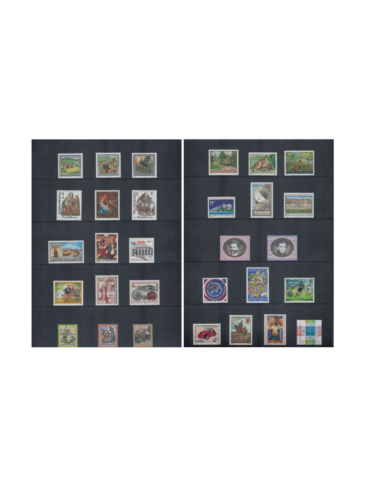 AUSTRIA 1999 Annata completa 30v MNH**