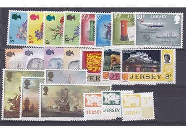 JERSEY 1974 Complete vintage 22v MNH**