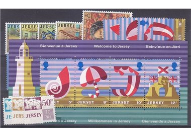 JERSEY 1975 Complete vintage 20v + 1 s/s MNH**