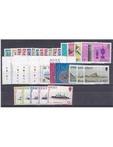 JERSEY 1978 Annata completa 31v MNH**