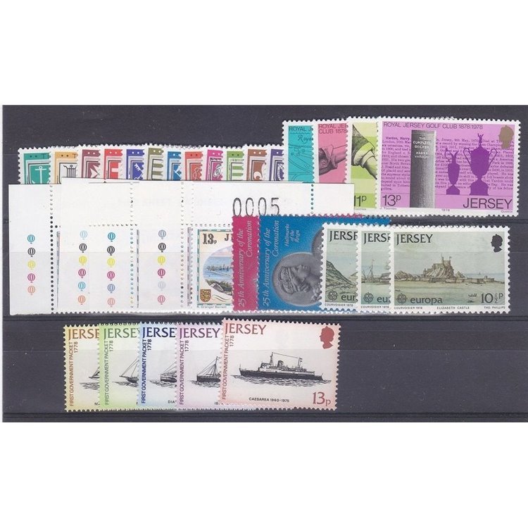 JERSEY 1978 Complete Year 31v MNH**