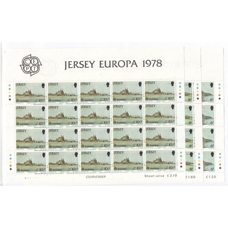 JERSEY 1978 Europa 3 MF MNH**