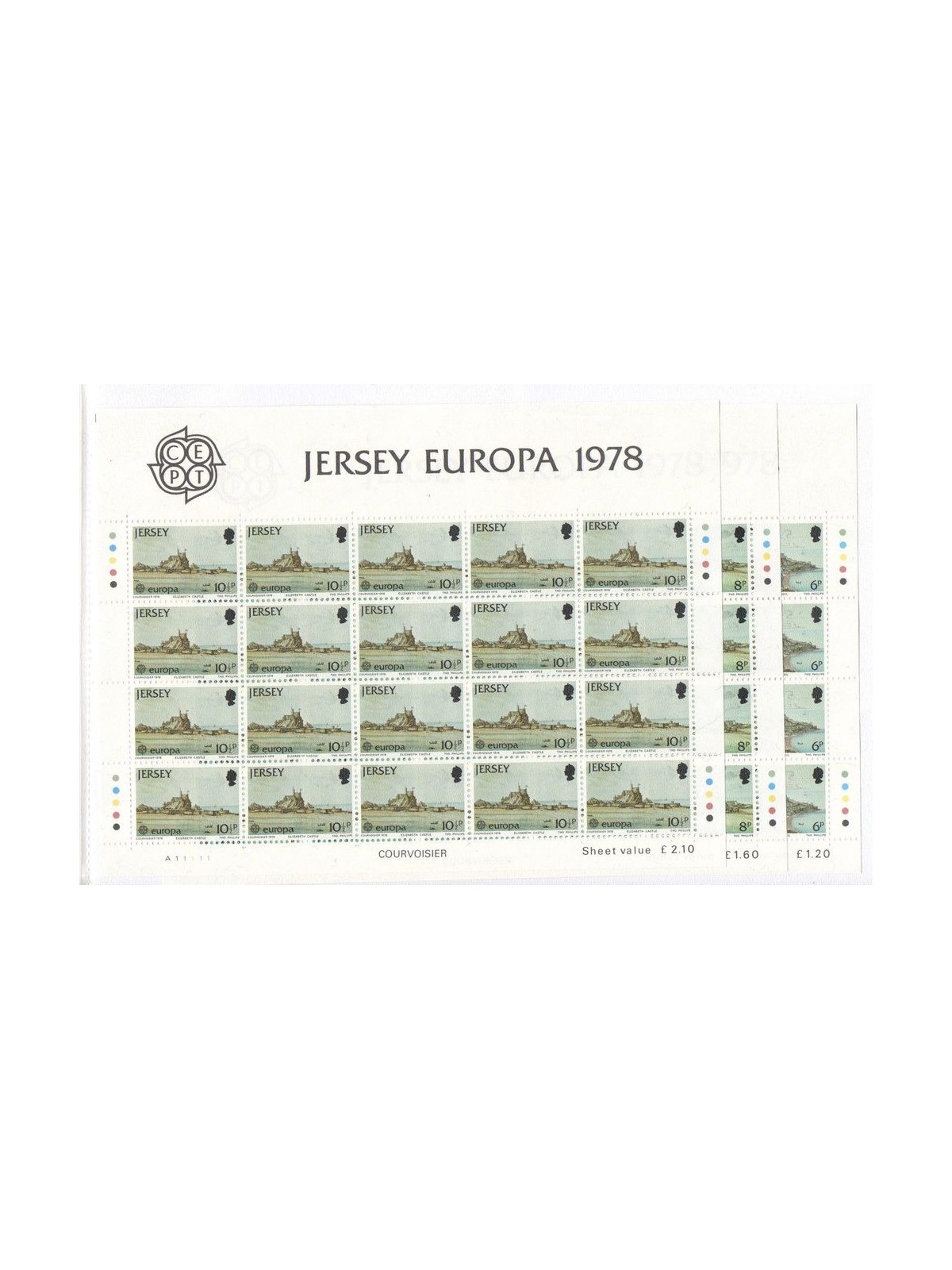 JERSEY 1978 Europe 3 m/s MNH**