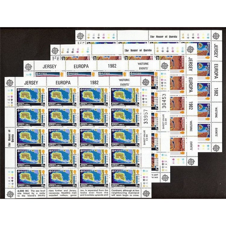 JERSEY 1982 Europa 4 MF MNH**