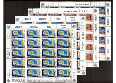 JERSEY 1982 Europe 4 m/s MNH**