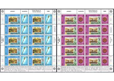 JERSEY 1983 Europe 2 m/s MNH**