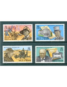MAN 1974 Sir Winston Churchill 4v MNH**