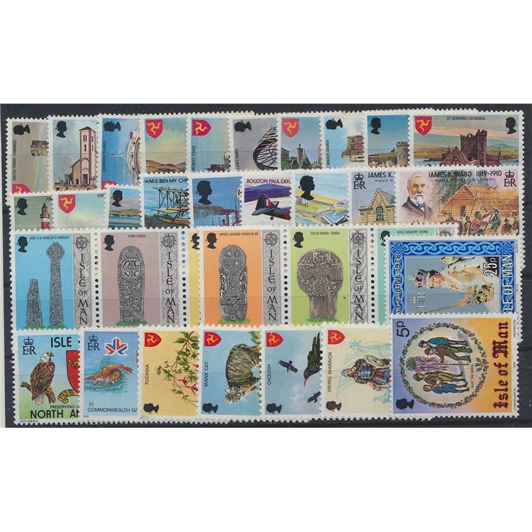 MAN 1978 Complete Vintage 33v MNH**