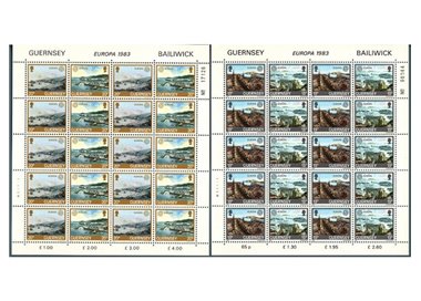 GUERNSEY 1983 Europa 2 MF MNH**