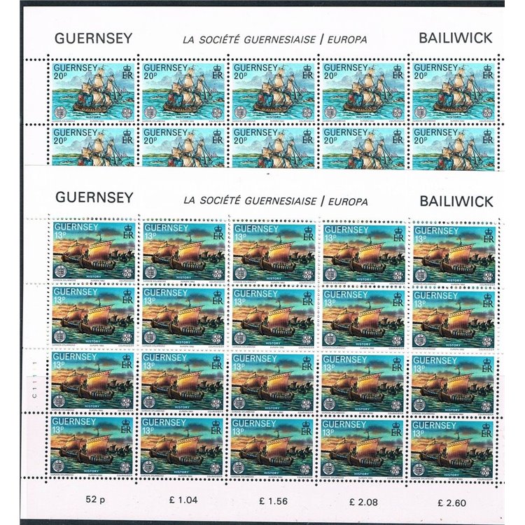 GUERNSEY 1982 Europa 2 MF MNH**