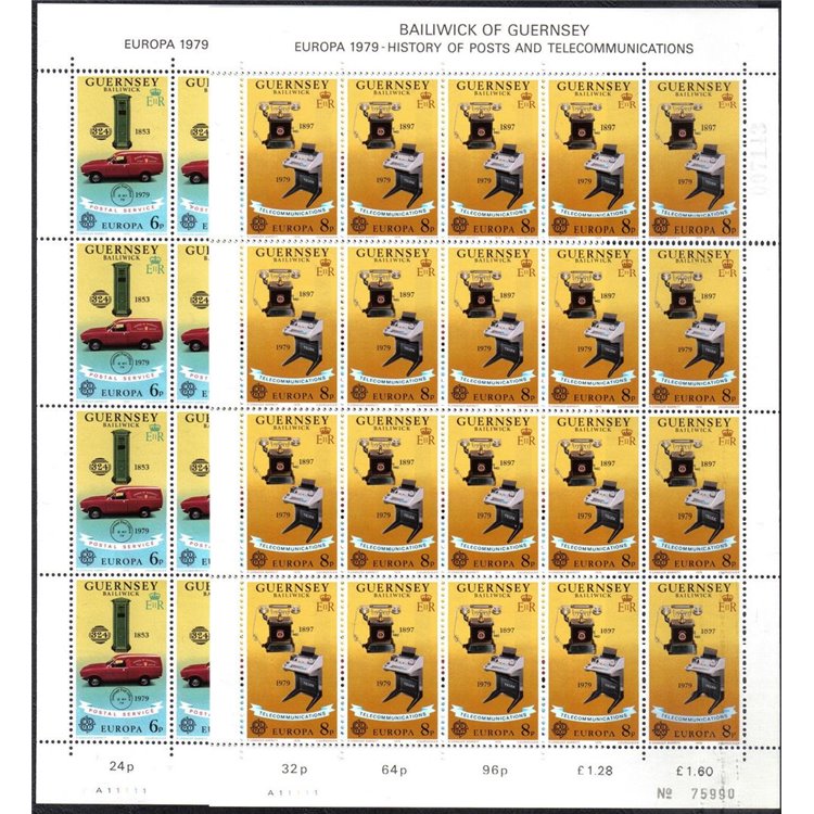 GUERNSEY 1979 Europe 2 m/s MNH**