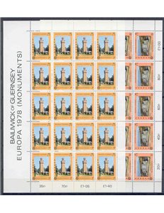 GUERNSEY 1978 Europe 2 m/s MNH**