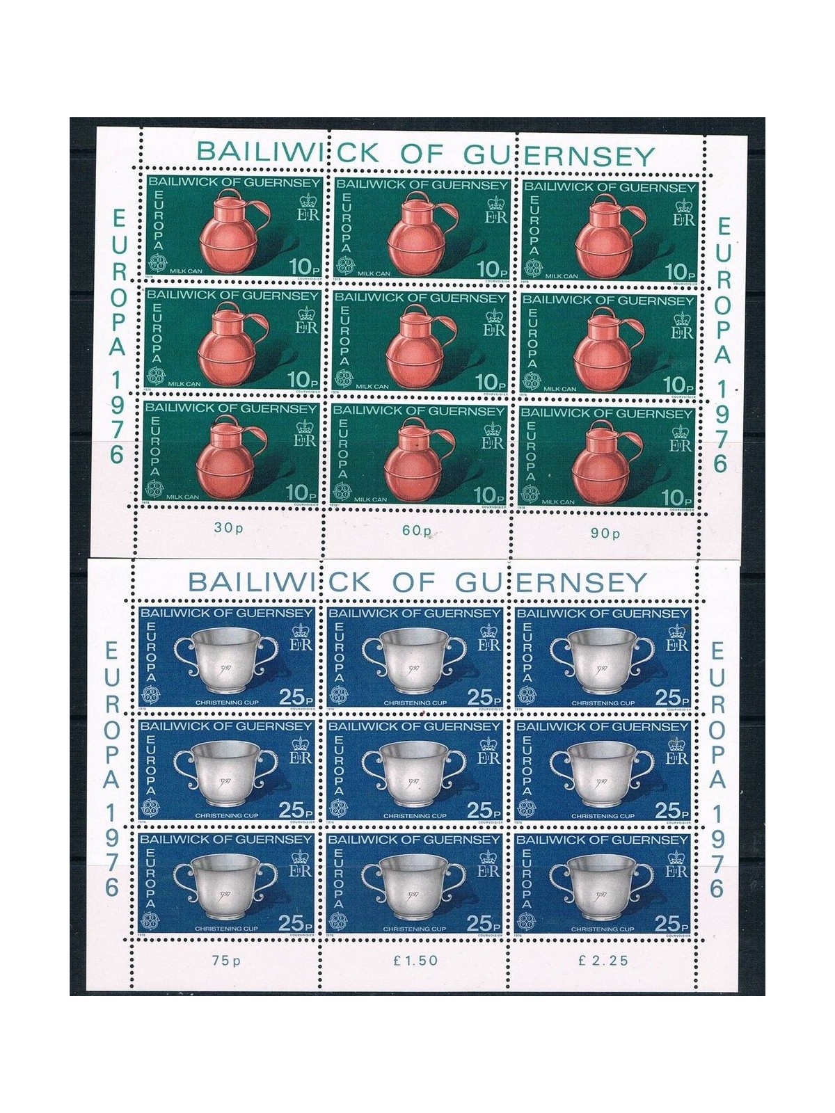 GUERNSEY 1976 Europa 2 MF MNH**
