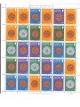 GUERNSEY 1979 Ordinary series, coins 1 Sheetlet of 30v MNH**