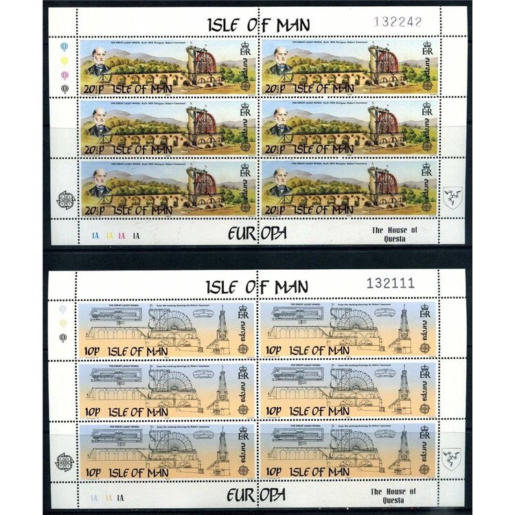 MAN 1983 Europe 2 m/s (6) MNH**