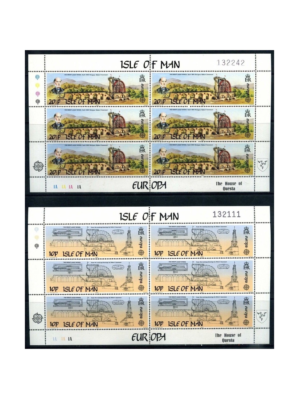 MAN 1983 Europa 2 MF (6) MNH**