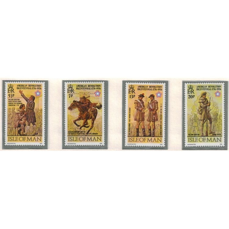 MAN 1976 Bicentennial United States 4v MNH**