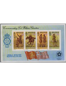 MAN 1976 United States Bicentennial 1 s/s MNH**