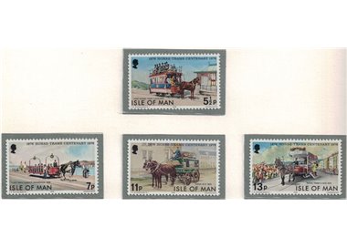 MAN 1976 Horse tramways 4v MNH**