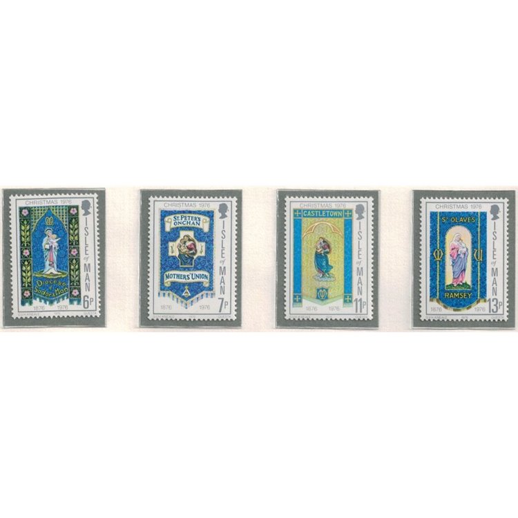MAN 1976 Natale 4v MNH**