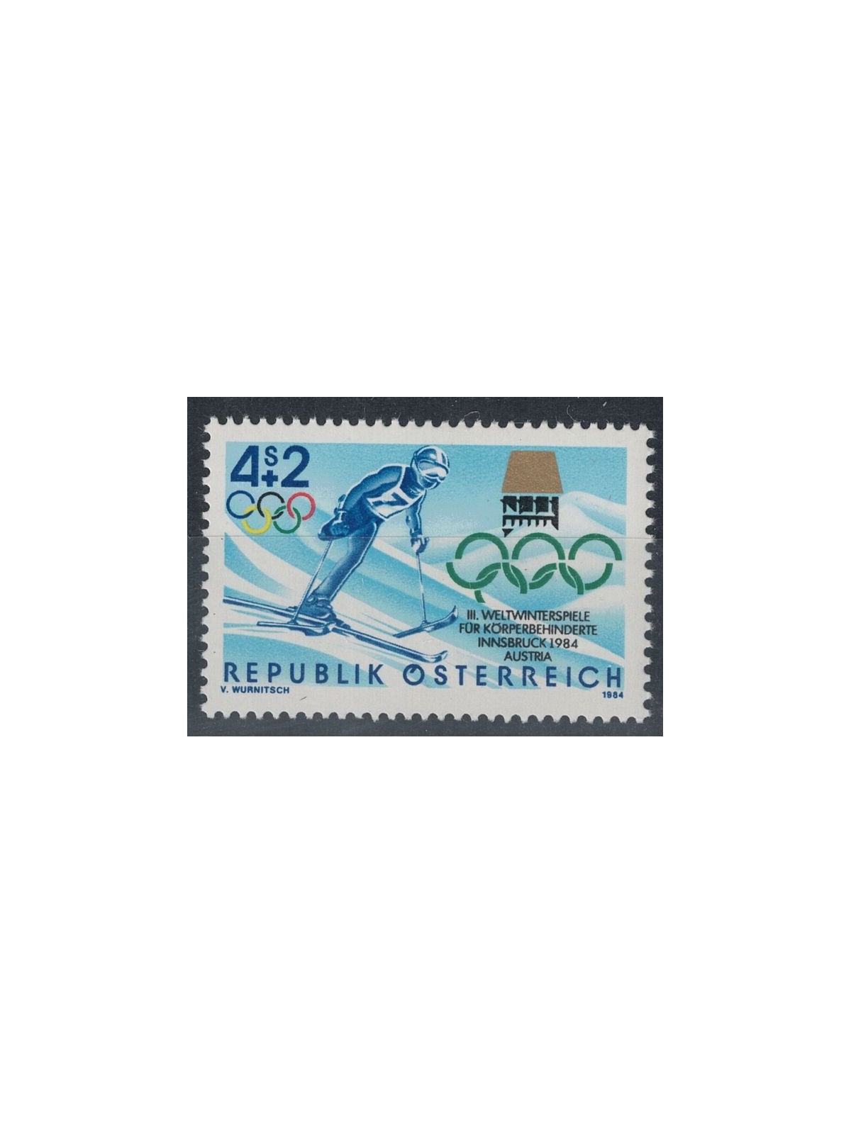 AUSTRIA 1984 Giochi invernali per invalidi MNH**