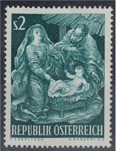 AUSTRIA 1963 Natale MNH**
