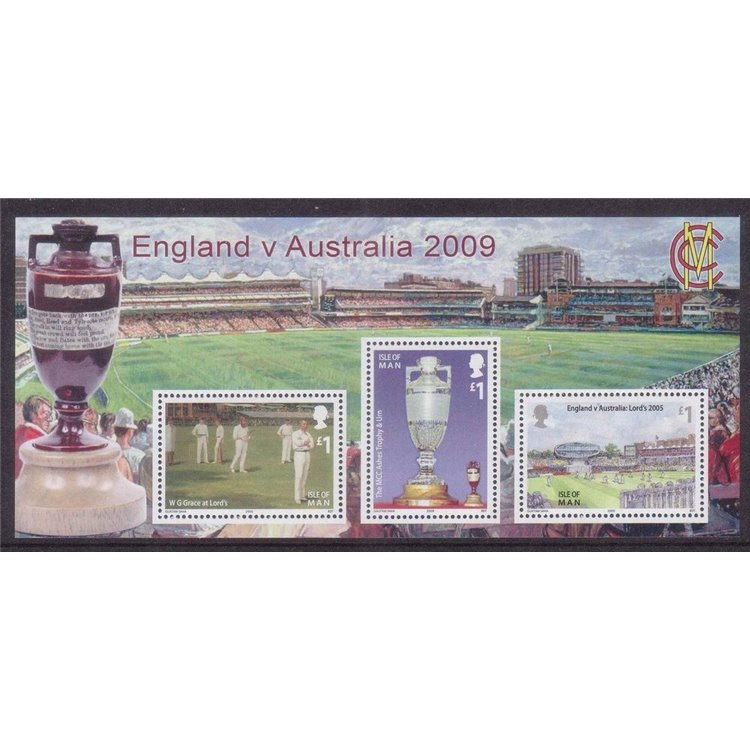 MAN 2009 The Ashes 2009, cricket 1 s/s MNH**