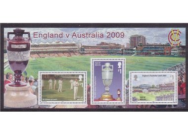 MAN 2009 The Ashes 2009, cricket 1 s/s MNH**