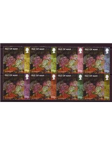 MAN 2009 Peony Festival 8v miniature sheetlet MNH**