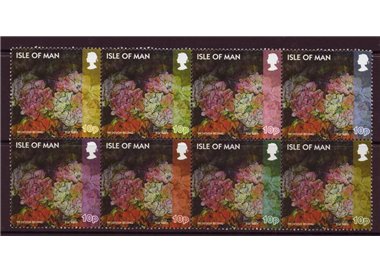 MAN 2009 Festival delle peonie 8v in minifoglio MNH**