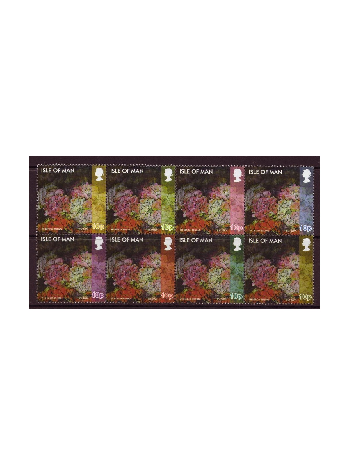 MAN 2009 Peony Festival 8v miniature sheetlet MNH**