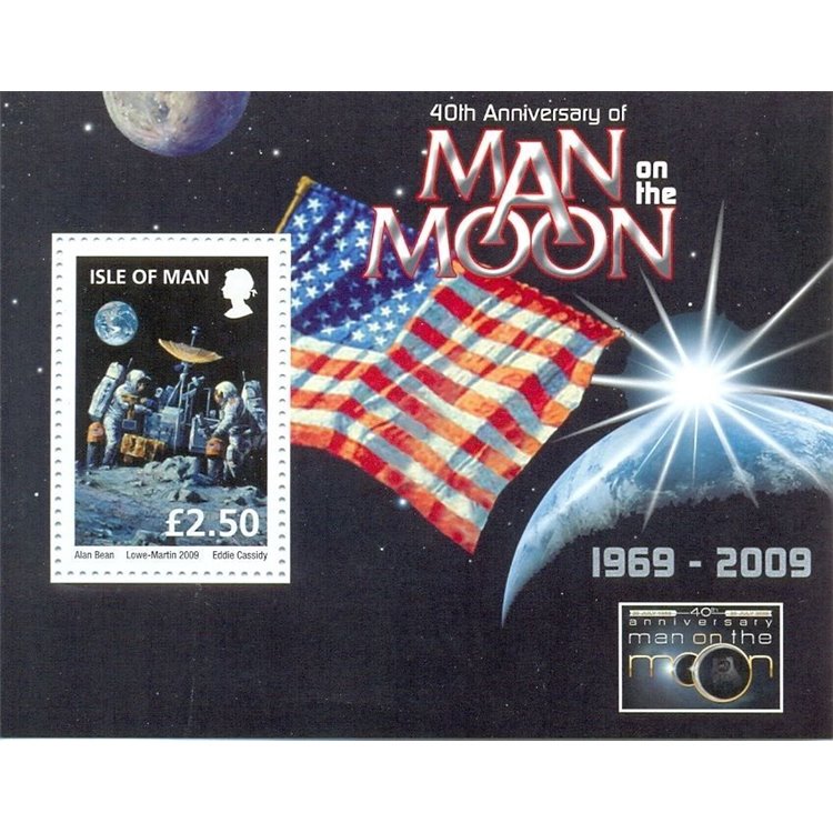 MAN 2009 First man on the moon s/s MNH**