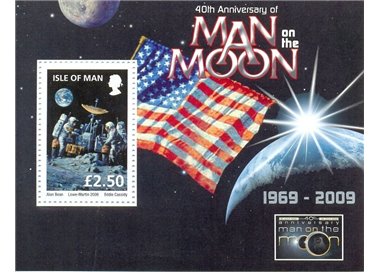 MAN 2009 Primo uomo sulla luna BF MNH**