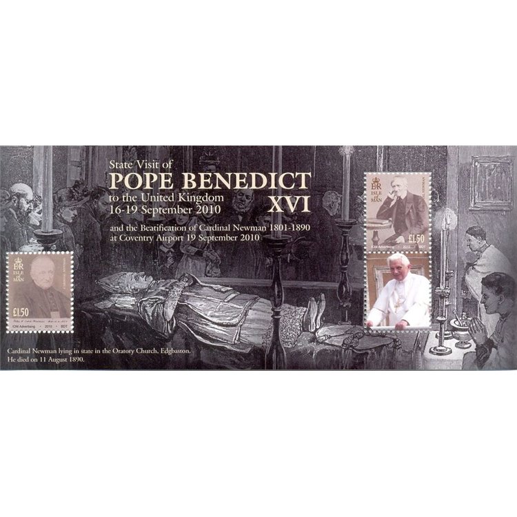 MAN 2010 Pope Benedict XVI 1 s/s MNH**