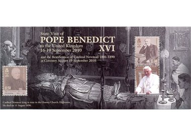 MAN 2010 Pope Benedict XVI 1 s/s MNH**