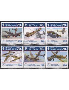 MAN 2010 Anniversario della Battaglia d'Inghilterra 6v MNH**