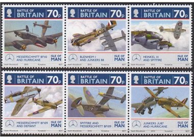 MAN 2010 Anniversary of the Battle of Britain 6v MNH**