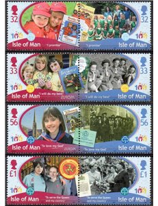 MAN 2010 Centenary of the Scout Guides 8v MNH**