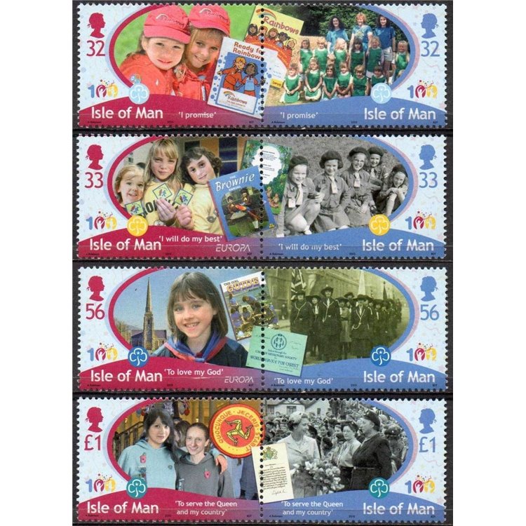 MAN 2010 Centenary of the Scout Guides 8v MNH**