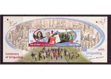 MAN 2010 Centenary of the Scout Guides 1 s/s MNH**