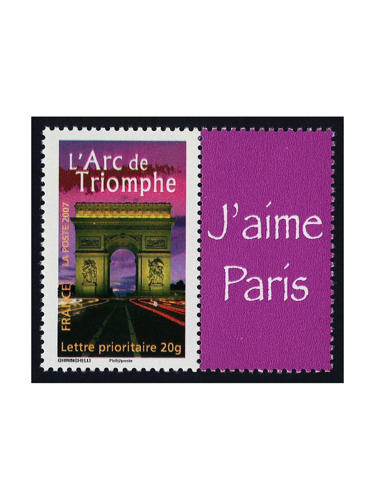 FRANCIA 2007 Arco di Trionfo MNH**