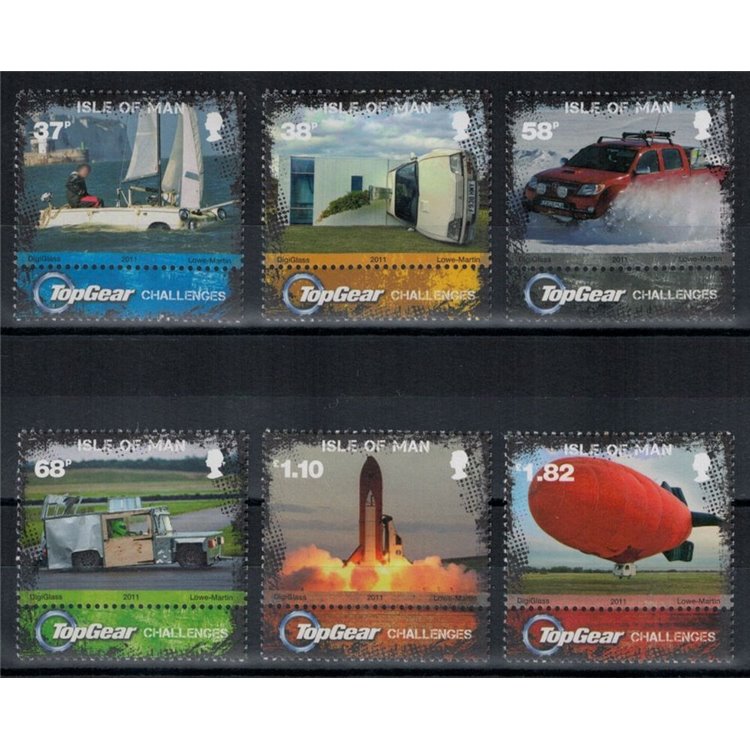 MAN 2011 TopGear television series 6v MNH**