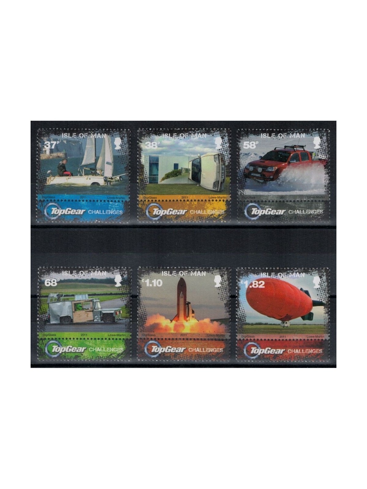 MAN 2011 TopGear television series 6v MNH**