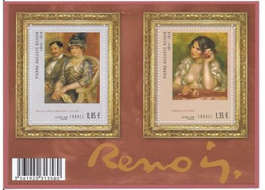 FRANCIA 2009 Arte (Pierre Auguste Renoir) BF MNH**