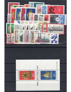 GERMANIA BRD 1973 Annata Completa 39v + 1 BF MNH**