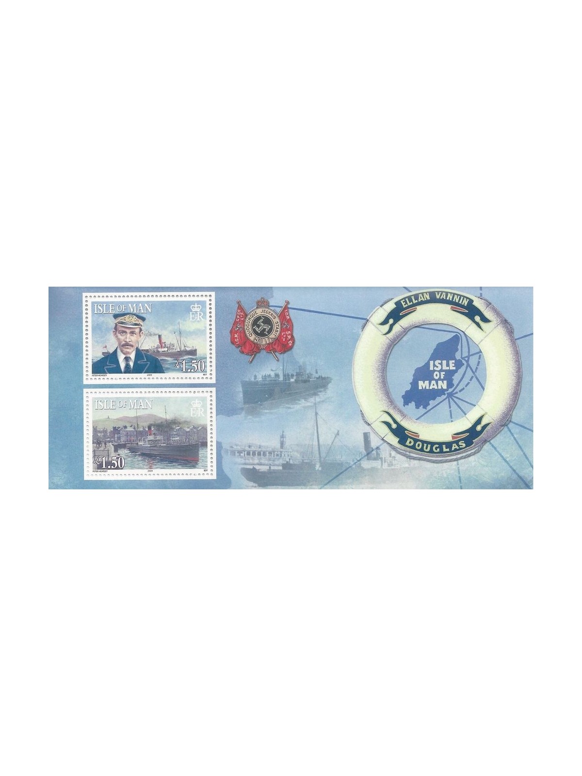 MAN 2009 Sinking of the ship Ellan Vannin 1 s/s MNH**
